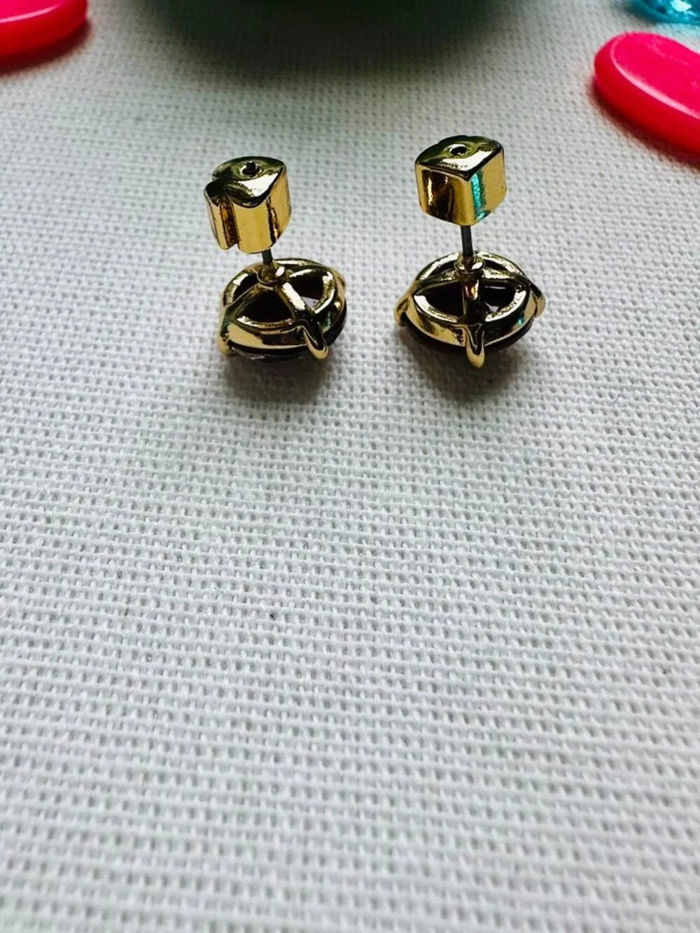 Kate Spade Bright Ideas in Berry Cubic Zirconia Earrings